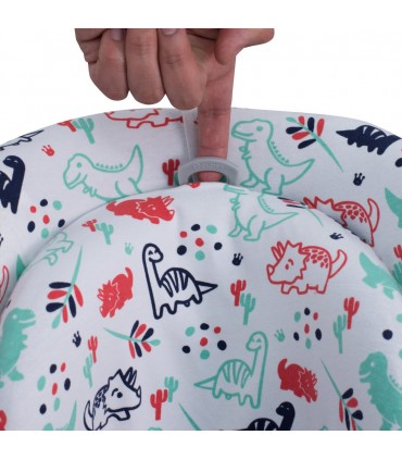 Detalle ojal superior Dino Party