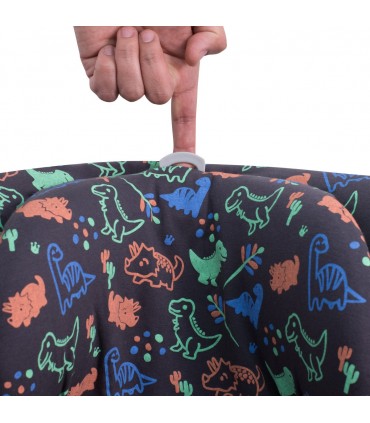 Detalle ojal superior Happy Dino