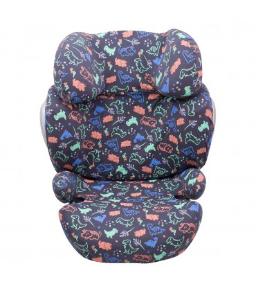 Cybex Solution Q2 y Q3 - Vista frontal Happy Dino