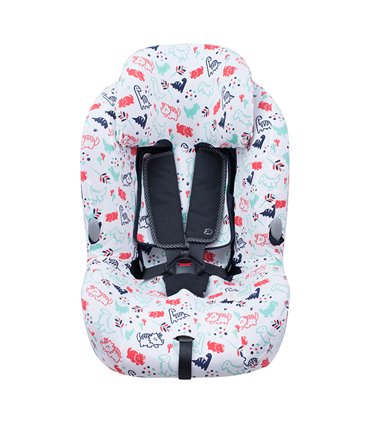 Bebe Confort Milofix - Frontal desplegada Dino Party