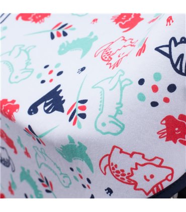 Detalle estampado Dino Party