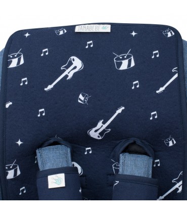 cochecito gemelar - Detalle ojal Rock hero