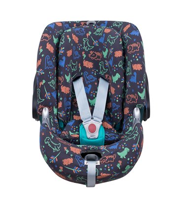 Cybex Aton Q - Vista frontal Happy Dino
