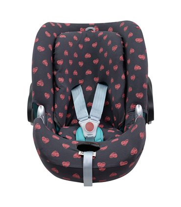 Cybex Aton Q - Vista frontal Fluor Heart