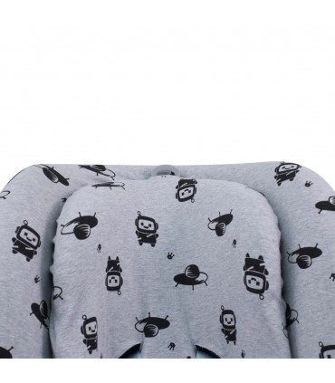 Vista superior Robot Space