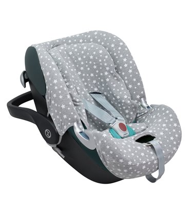 Cybex Aton Q - Vista 3/4 White Star