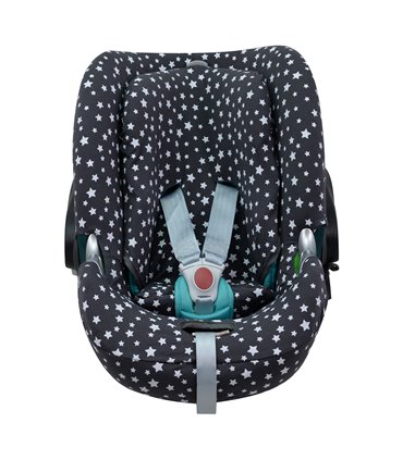 Cybex Aton Q - Vista frontal Winter Sky