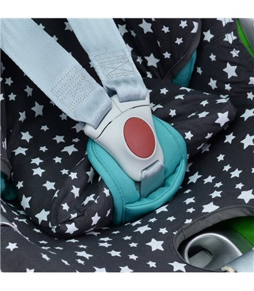 Cybex Aton Q - Detalle inferior Winter Sky