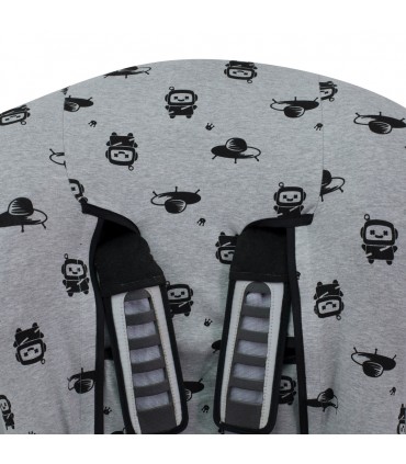 Vista superior Robot Space