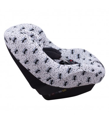 Maxi Cosi 2 way pearl - Vista lateral Racoon Town