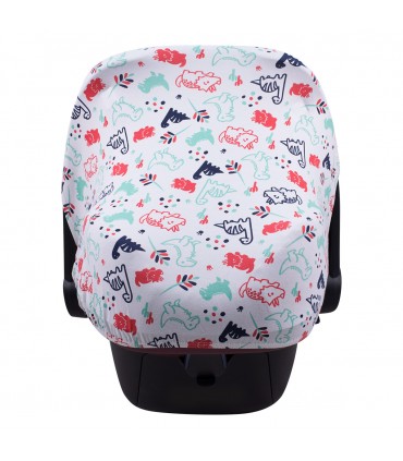 Maxi cosi Pebble y Bebe confort - Vista trasera Dino Party