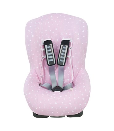 Funda silla coche universal - Vista frontal Pink Sparkles