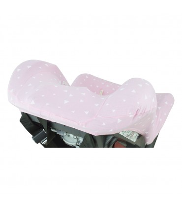 Funda silla coche universal - Vista trasera Pink Sparkles