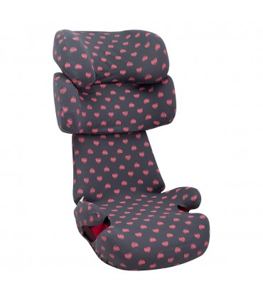 Cybex Solution X - Vista 3/4 desplegada Fluor Heart