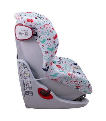 britax romer king ii - Vista lateral Dino Party