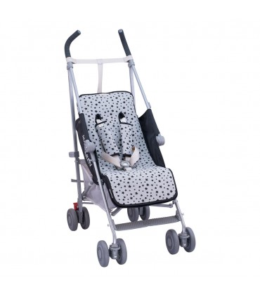 Colchoneta silla paseo - Vista 3/4 Black Star