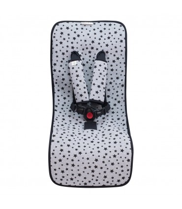 Colchoneta silla paseo - Vista frontal Black Star