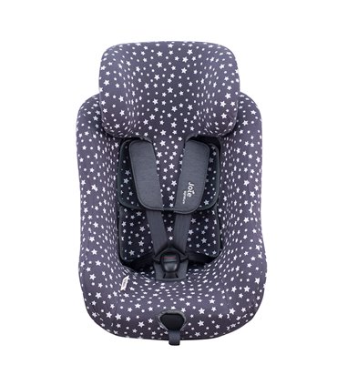 Joie Spin 360 y Nuna Rebl - Frontal desplegada Winter Sky