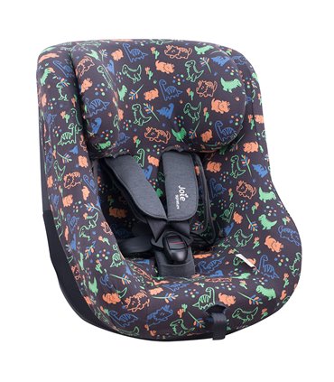 Joie Spin 360 y Nuna Rebl - Vista 3/4 Happy Dino