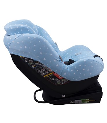 Bebe Confort Milofix - Vista lateral Blue Sparkles
