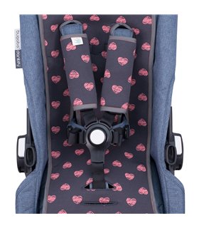 cochecito gemelar - Detalle ojal Fluor heart