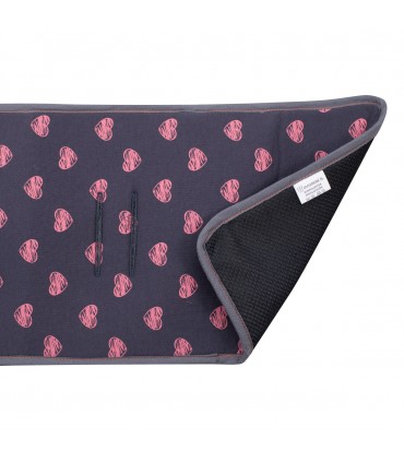 cochecito gemelar - Detalle posterior Fluor heart