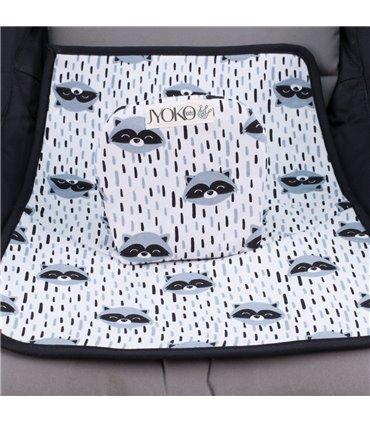 Vista entrepierna frontal Racoon Town