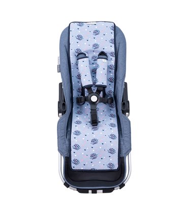 cochecito gemelar - Vista frontal Spike