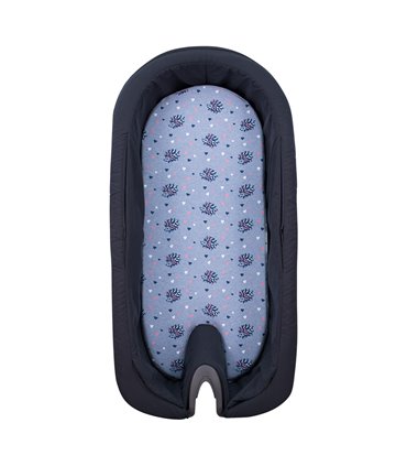 sábana bajera  - Vista frontal abierto Spike