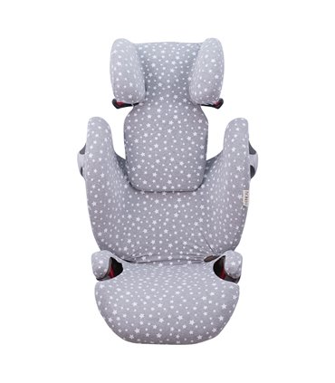 Funda para Cybex Solution M-S-Fix - Frontal desplegada White Star