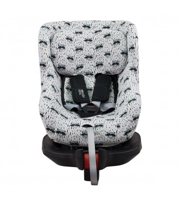  Romer Dualfix I-size  - Vista frontal Racoon Town