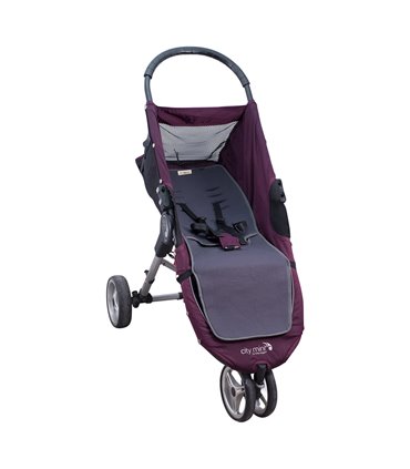 Jogger City mini y Joolz - Vista 3/4 desplegada Marengo