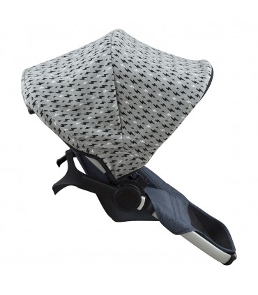 Bugaboo Donkey - Vista lateral Black Rayo