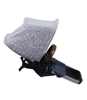 Bugaboo Donkey - Vista lateral White Star