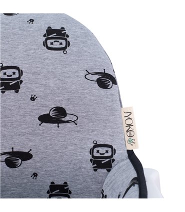 trona ikea -Detalle etiqueta Robot Space