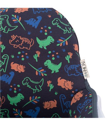 trona ikea -Detalle etiqueta Happy Dino