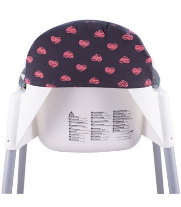 trona ikea - Vista trasera Fluor Heart