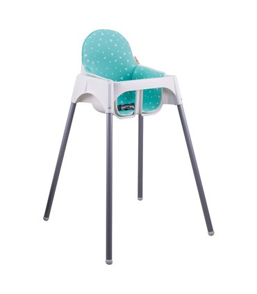 trona ikea - Vista 3/4 Mint Sparkles