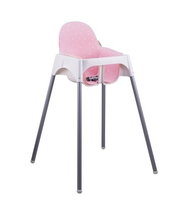 trona ikea - Vista 3/4 Pink Sparkles