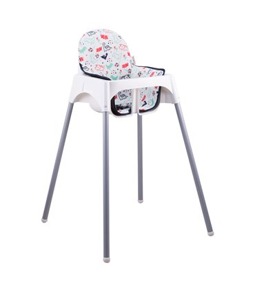 trona ikea - Vista 3/4 Dino Party