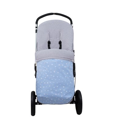 Saco silla paseo - Vista en cochecito Blue Sparkles