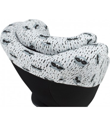 Joie Spin 360 y Nuna Rebl - Vista 3/4 superior Racoon Town