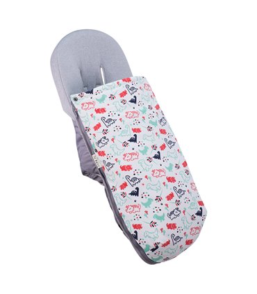 Saco silla paseo - Vista lateral Dino Party