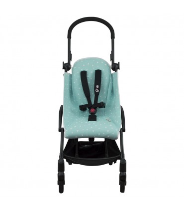 Babyzen Yoyo - Vista frontal Mint Sparkles