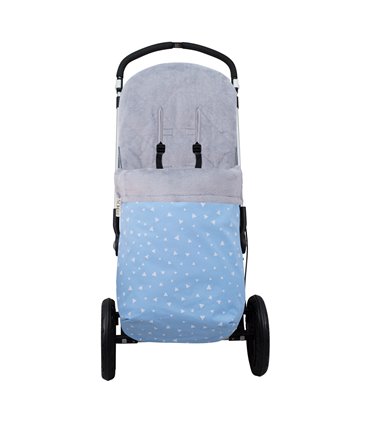 Saco silla paseo - Vista en cochecito Blue Sparkles