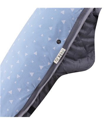 Saco silla paseo - Cremallera Blue Sparkles