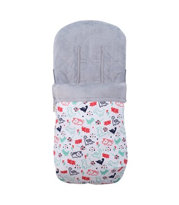 Saco silla paseo - Vista frontal Dino Party