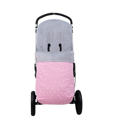 Saco silla paseo - Vista en cochecito Pink Sparkles