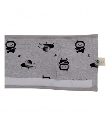 Funda protectora cubre asa - Detalle velcro Robot space 