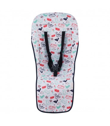 uppababy vista - Vista frontal Dino Party